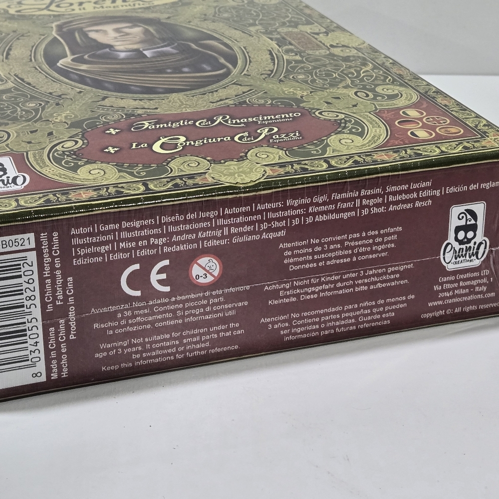 Cranio: Board game - Lorenzo il Magnifico (2nd Ed) New Factory Sealed - Picture 11 of 11